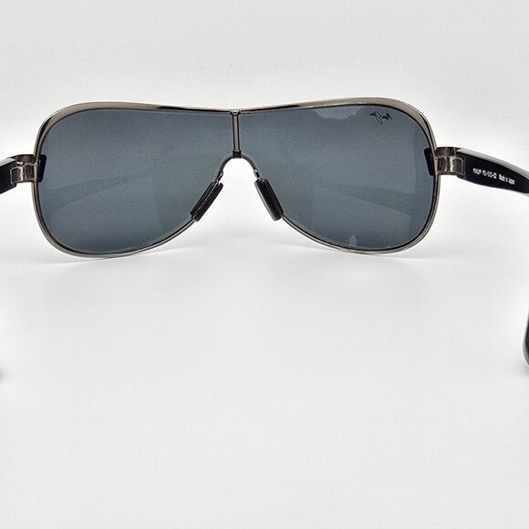 *SOLD* Maui Jim MJ-513-02 Maka Gunmetal Frame Polarized Grey Lens Sunglasses - Picture 4 of 12